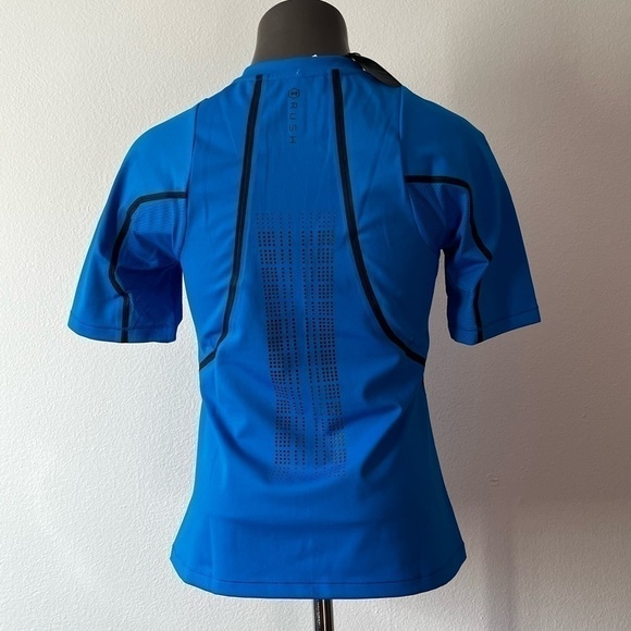 UNDER Armour Women’s UA Virgin Galactic RUSH Short Sleeve Shirt Blue Size M NWT - Picture 6 of 10